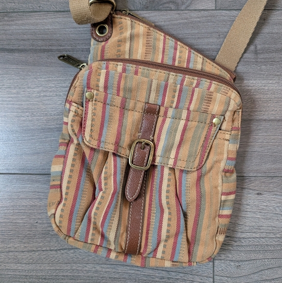 Fossil Multicolor Striped Crossbody Bag - Picture 3 of 4